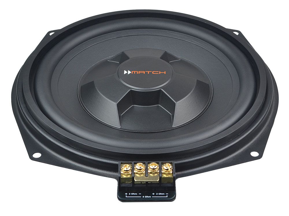 MATCH 8BMW-D - 20 cm Passiv Subwoofer mit 400 Watt (RMS: 200 Watt) - f�r BMW mit Untersitz-Subwoofer