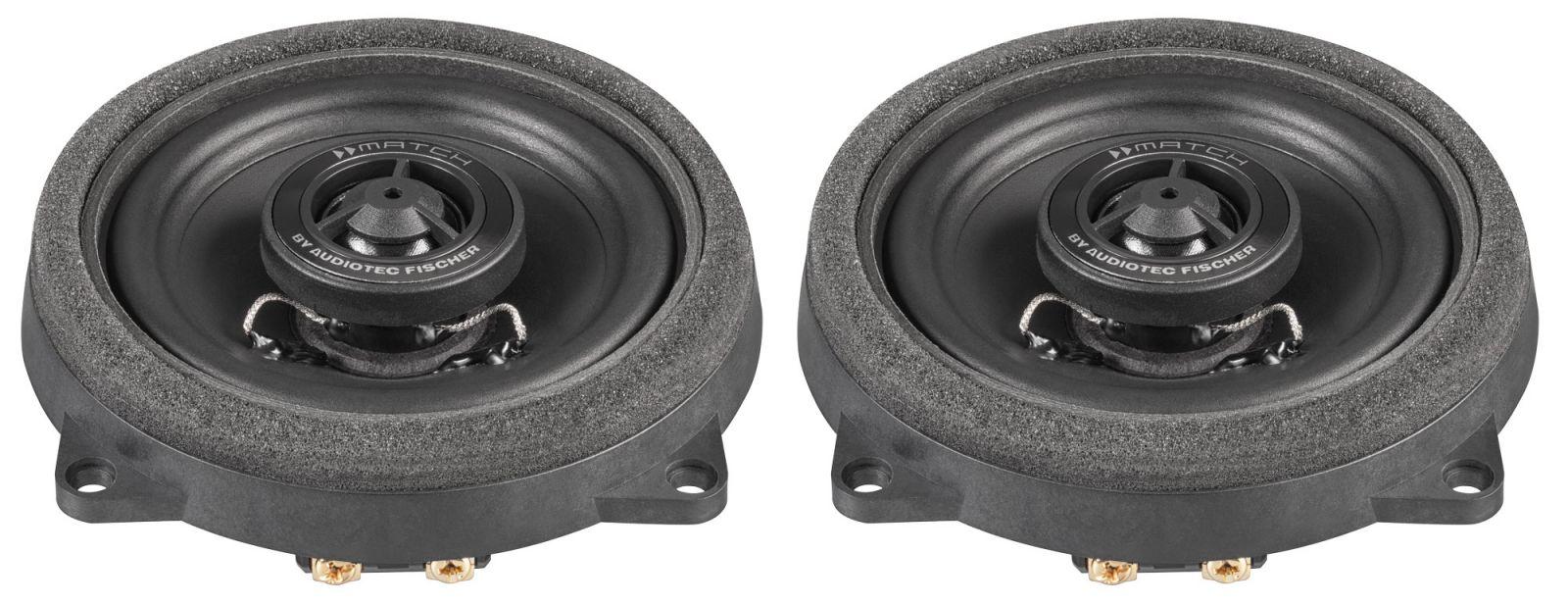 Match MS 4X-BMW.2 - 10 cm 2-Wege-Lautsprecher mit 160 Watt (RMS: 80 Watt) - f�r BMW 1er, 3er, 4er