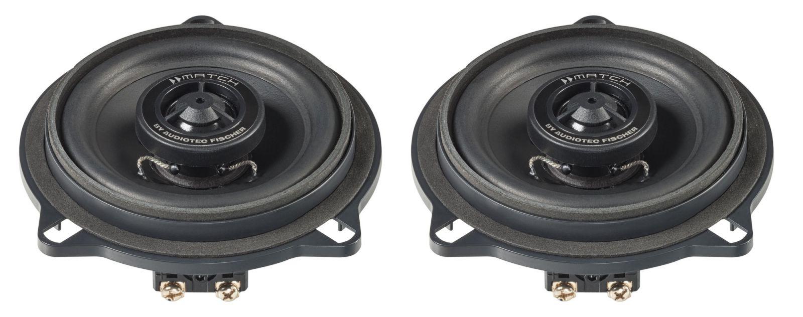 Match MS 4X-BMW.1 - 10 cm 2-Wege-Lautsprecher mit 120 Watt (RMS: 60 Watt) - f�r BMW 1er, 3er, 5er