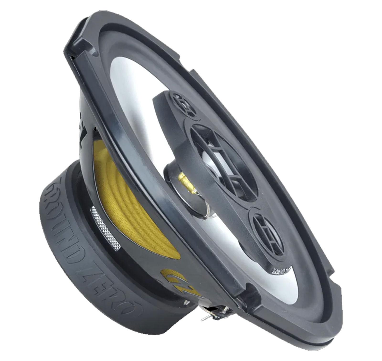 Ground Zero GZRF 69AL - 15x23cm (6x9 Zoll) 3-Wege-Lautsprecher mit 200 Watt (RMS: 130 Watt)