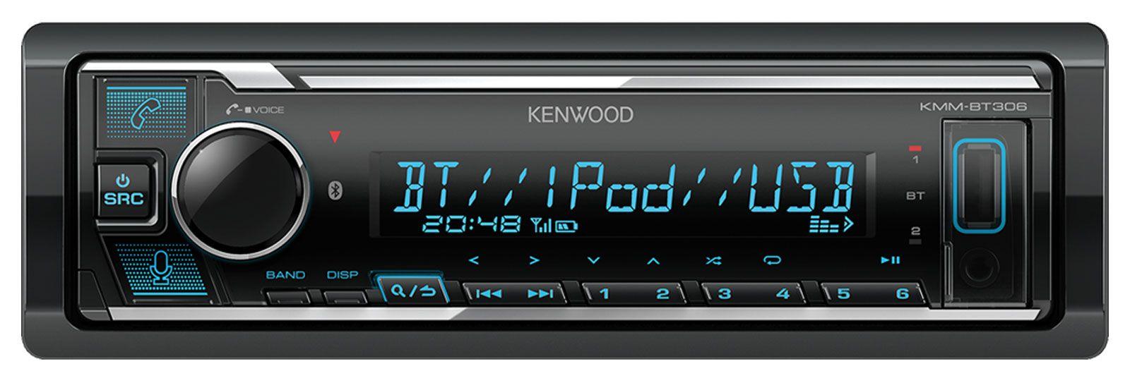 Kenwood KMM-BT304 - MP3-Autoradio mit Bluetooth / USB / iPod / AUX-IN