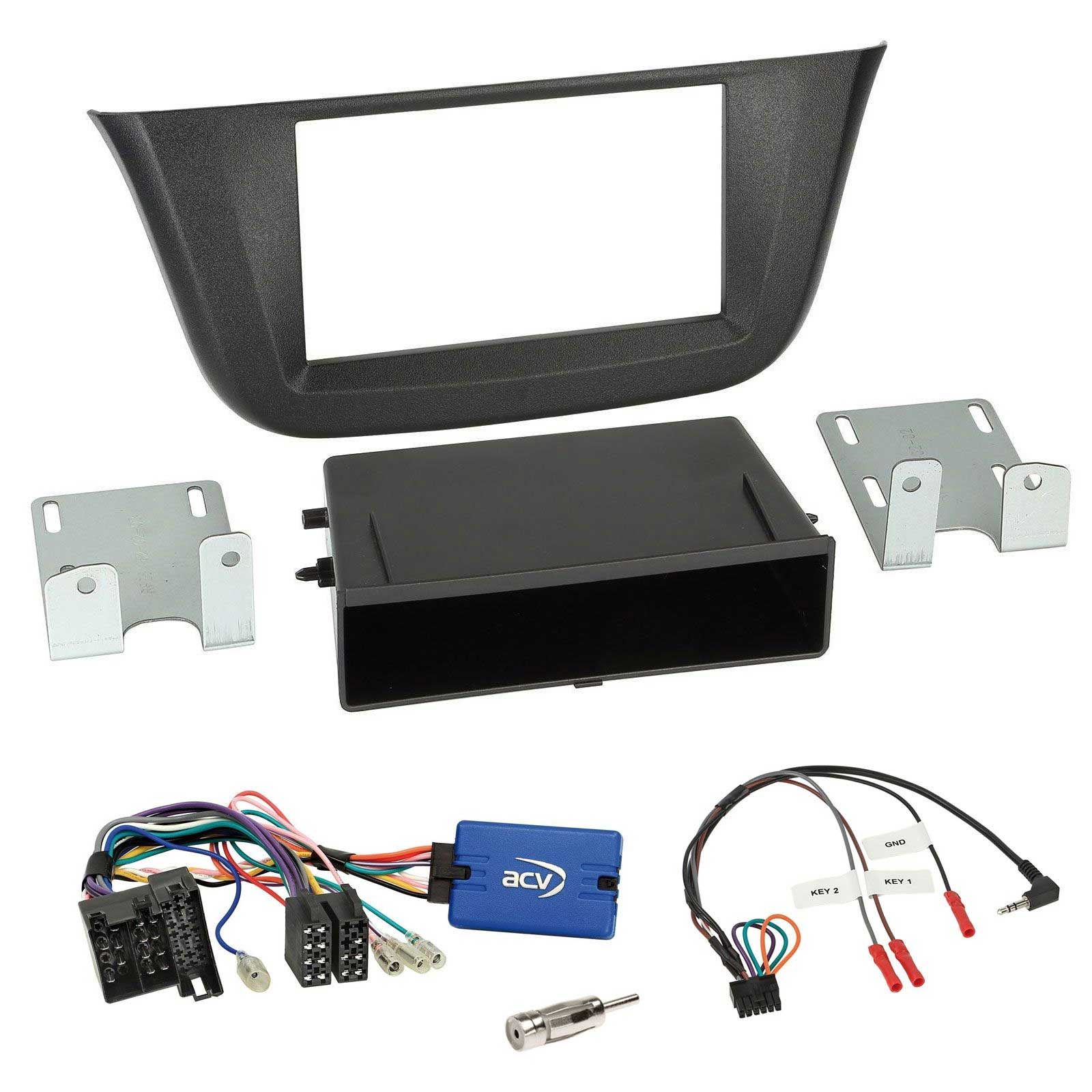 Einbauset mit Lenkradadapter f�r DIN Autoradio in Iveco Daily (ab 07/2014)