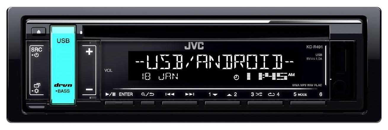 JVC KD-R491 - CD/MP3-Autoradio mit USB / AUX-IN