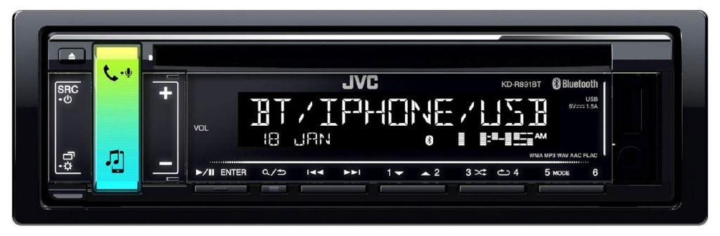 JVC KD-R891BT - CD/MP3-Autoradio mit Bluetooth / USB / iPod / AUX-IN