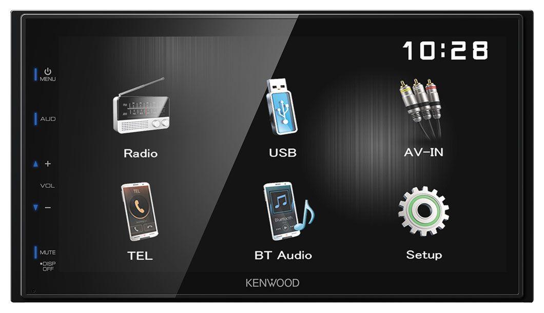 Kenwood DMX110BT - Doppel-DIN MP3-Autoradio mit Touchscreen / Bluetooth / USB / iPod / AUX-IN