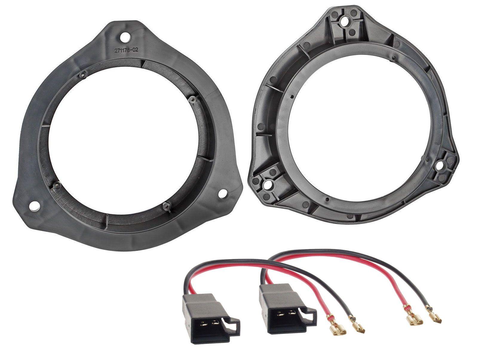 Lautsprechereinbauset f�r Kia Rio (ab 2015) - 130 mm - Frontt�r