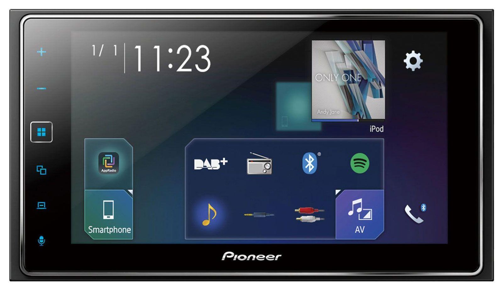 Pioneer SPH-DA130DAB - Doppel-DIN MP3-Autoradio mit DAB / Bluetooth / USB / iPod / CarPlay / AUX-IN