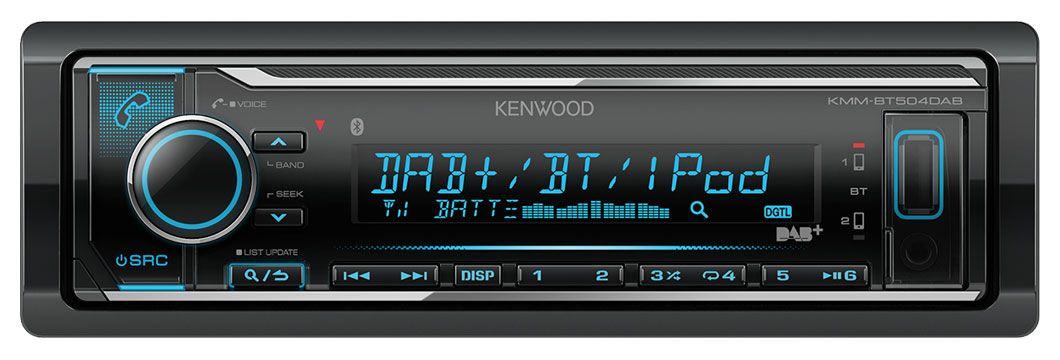 Kenwood KMM-BT504DAB - MP3-Autoradio mit DAB / Bluetooth / USB / iPod / AUX-IN