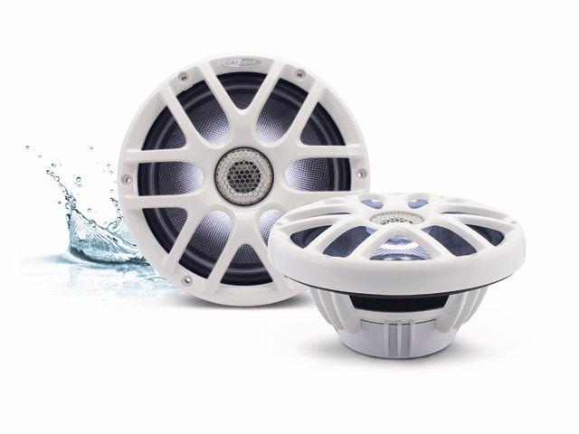Caliber CSM20RGBW Marine - 20 cm 2-Wege-Lautsprecher mit 160 Watt (RMS: 80 Watt)