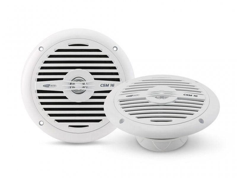 Caliber CSM16 Marine - 16,5 cm 2-Wege-Lautsprecher mit 150 Watt (RMS: 50 Watt)