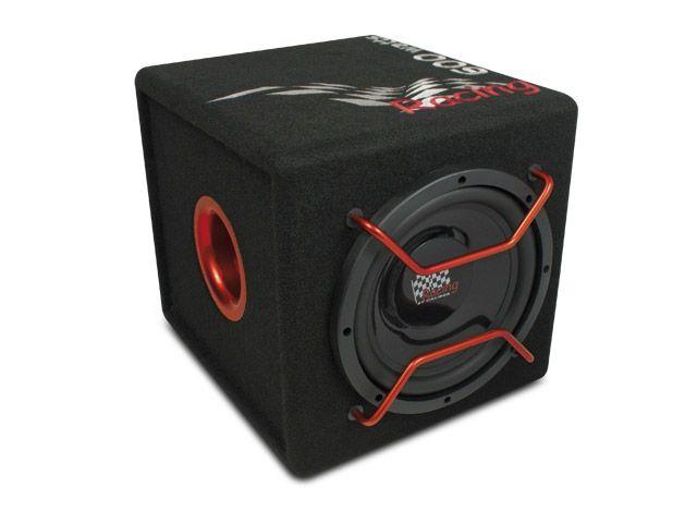 Caliber BC108FA - 20 cm Aktiv Subwoofer mit 600 Watt (RMS: 200 Watt)