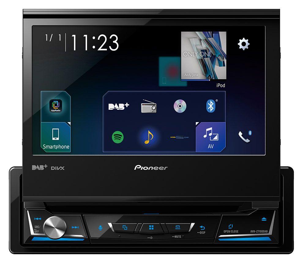 Pioneer AVH-Z7100DAB - CD/DVD/MP3-Autoradio mit Touchscreen / DAB / Bluetooth / USB / iPod / CarPlay