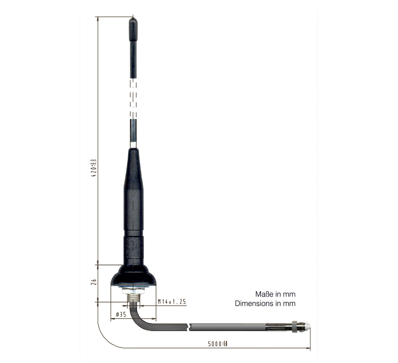Antenne Bad Blankenburg - Dachantenne, TETRA (380-410 MHz), potenzialunabh�ngig - 3503.01