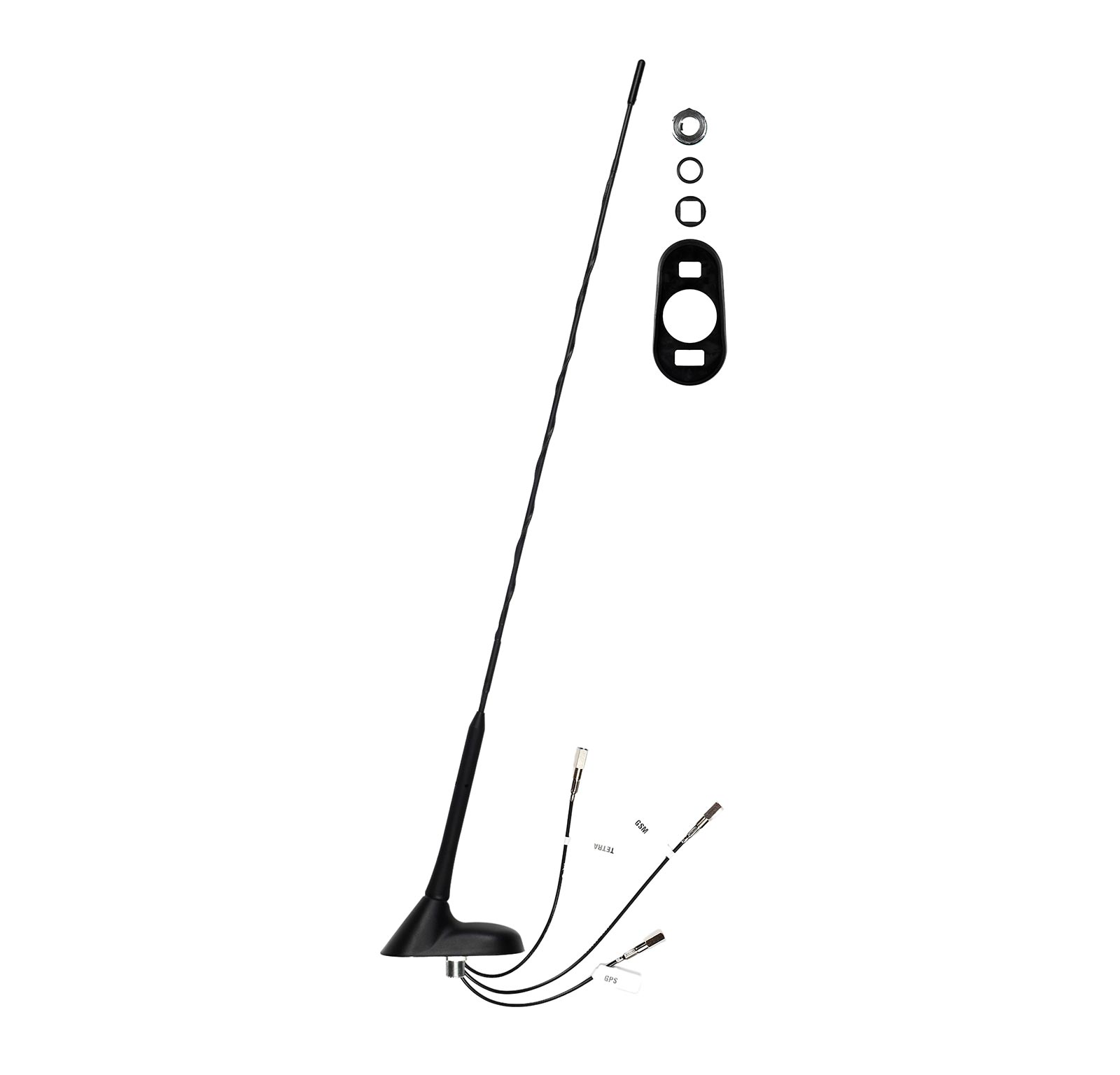 Antenne Bad Blankenburg - Kombiflexantenne, TETRA 3dB (380-410 MHz), GSM, GPS - 3714.01
