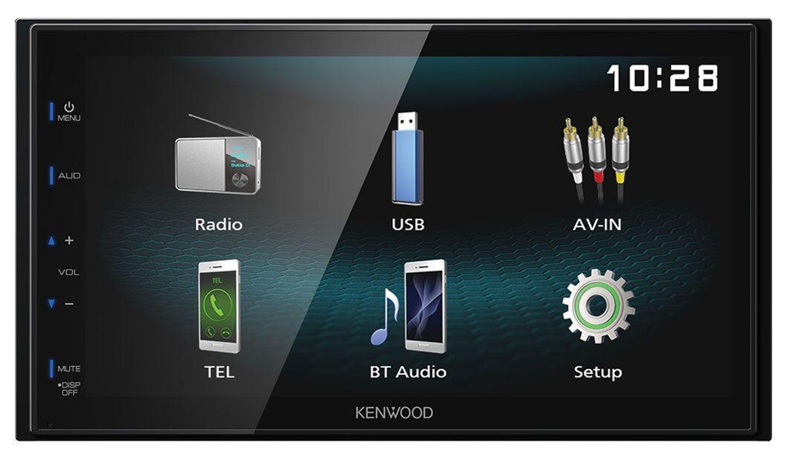 KENWOOD AUX IN Bluetooth USB mp3 2din Autoradio Pour AUDI a3 03-12 8p Quadlock
