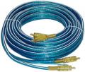 AIV Cinchkabel 2-Kanal Stereo - 2,0 m - blau-transparent - 630342