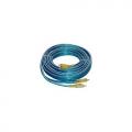 AIV Cinchkabel 2-Kanal Stereo - 6,0 m - blau-transparent - 630346