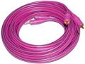 AIV Cinchkabel 2-Kanal Stereo - 5,0 m - brombeer-rot - 630489