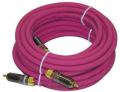 AIV Cinchkabel 2-Kanal Stereo - 5,0 m - brombeer-rot - 630335