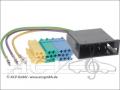 Freisprechadapter ISO (Audi / Seat / Skoda / VW) auf Mini-ISO (Blaupunkt / Becker / VDO-Dayton)