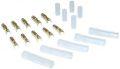 AIV 650157 Rundsteckverbinder - Set - vergoldet - 0,5 / 1,0 qmm
