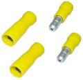 AIV 530162 Rundsteckverbinder - Set - gelb - 4,0 / 6,0 qmm