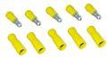 AIV 650261 Rundsteckverbinder - Set - gelb - 4,0 / 6,0 qmm