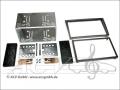 Einbaurahmen Komplett Set f�r Doppel DIN Autoradio in Opel Vectra C / Signum (ab 2005) (anthrazit)