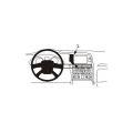 Brodit ProClip - Fahrzeughalterung - Audi A6 / S6 (04-09) - 853483