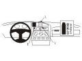 Brodit ProClip - Fahrzeughalterung - VW Golf III 3 (92-02) / Jetta (96-98) / Vento (94-98) - 851990
