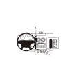 Brodit ProClip - Fahrzeughalterung - Chevrolet Aveo (07-09) - 853923
