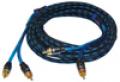 AIV Cinchkabel 2-Kanal Stereo - 1,5 m - blau, schwarz - 630392