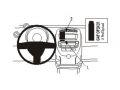 Brodit ProClip - Fahrzeughalterung - Citroen C1 (06-09), Peugeot 107, Toyota AYGO (06-10) - 853716