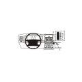 Brodit ProClip - Fahrzeughalterung - VW Touareg (03-10) - 853178