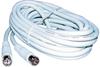 AIV - SAT Antennen Verbindungskabel - 2,50 m Kabel - Quick Stecker - F-Stecker - 749336