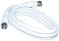 AIV - SAT Antennen Verbindungskabel - 2,50 m Kabel - wei� - F-Stecker - 749306