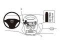 Brodit ProClip - Fahrzeughalterung - Toyota Yaris Verso (99-05) - 853487