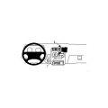 Brodit ProClip - Fahrzeughalterung - Suzuki Alto (97-02) - 852632