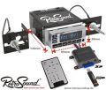 Ampire RETROSOUND Model One C - Chrom - MP3-Autoradio mit USB / SD / AUX-IN