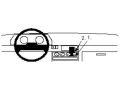 Brodit ProClip - Fahrzeughalterung - Renault Clio I (91-98) - 851925