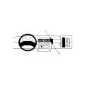 Brodit ProClip - Fahrzeughalterung - Opel Corsa (93-00) / Tigra (1993)- 852022