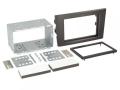 Einbaurahmen Komplett Set f�r Doppel DIN Autoradio in Volvo XC90 (ab 2006) schwarz