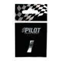 Lampa Pilot 07919 - 3D-Buchstabe Chrom - I - 18 mm - selbstklebend
