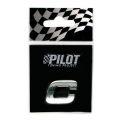 Lampa Pilot 07913 - 3D-Buchstabe Chrom - C - 18 mm - selbstklebend