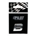Lampa Pilot 07912 - 3D-Buchstabe Chrom - B - 18 mm - selbstklebend