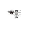 Brodit ProClip - Fahrzeughalterung - Mercedes E-Klasse 200-430 (02-09), Sedan (02-08) - 833042
