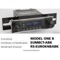 Ampire RETROSOUND Mini Chromrand Frontblende mit Metall-Bedienkn�pfen - Black - EUMBCT-ABK