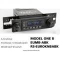 Ampire RETROSOUND Mini Frontblende mit Metall-Bedienkn�pfen - Black - EUMB-ABK