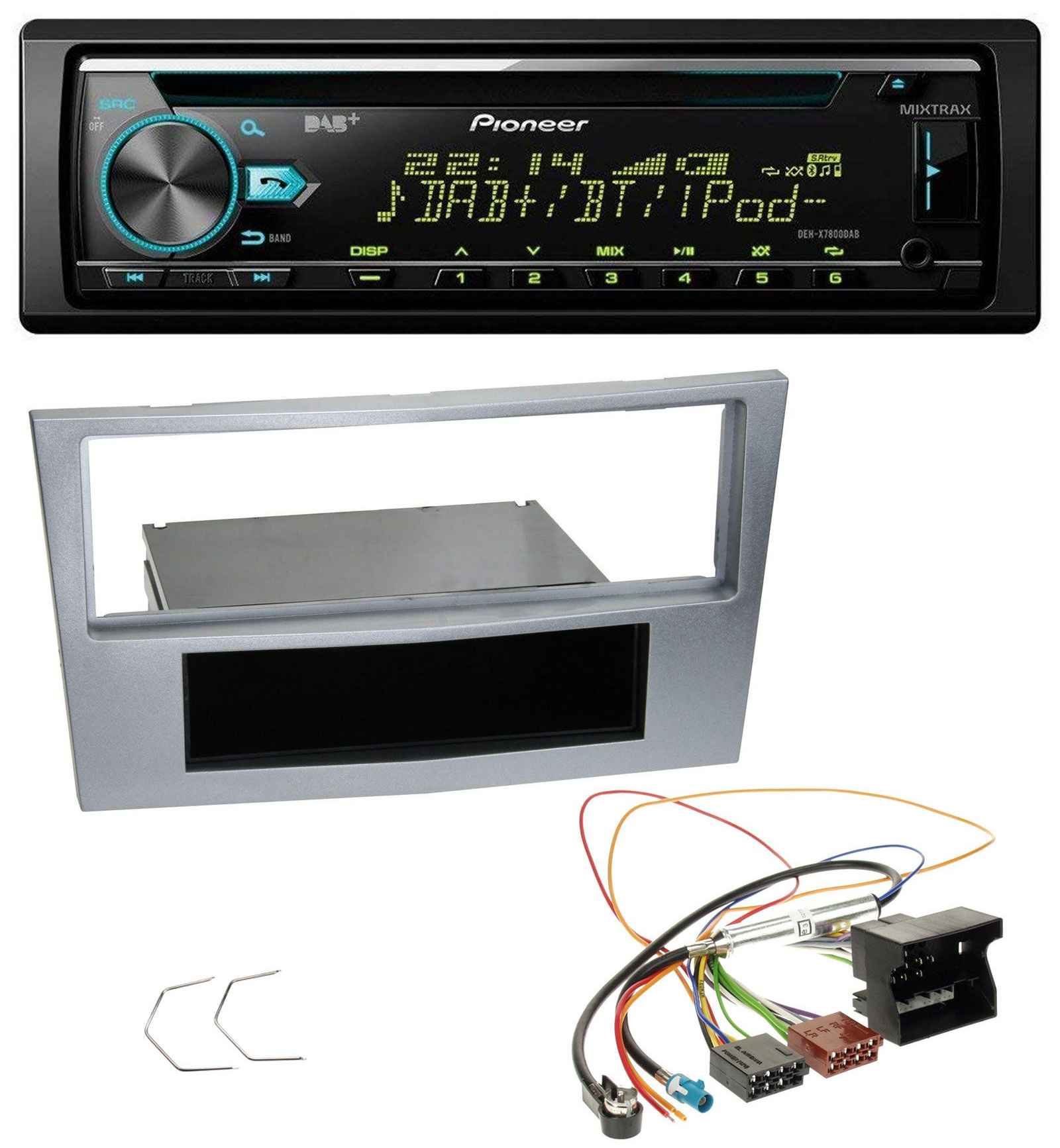 Opel Astra H Radio Bluetooth Nachrüsten Pioneer DAB MP3 CD USB Bluetooth Autoradio für Opel Astra H Zafira B