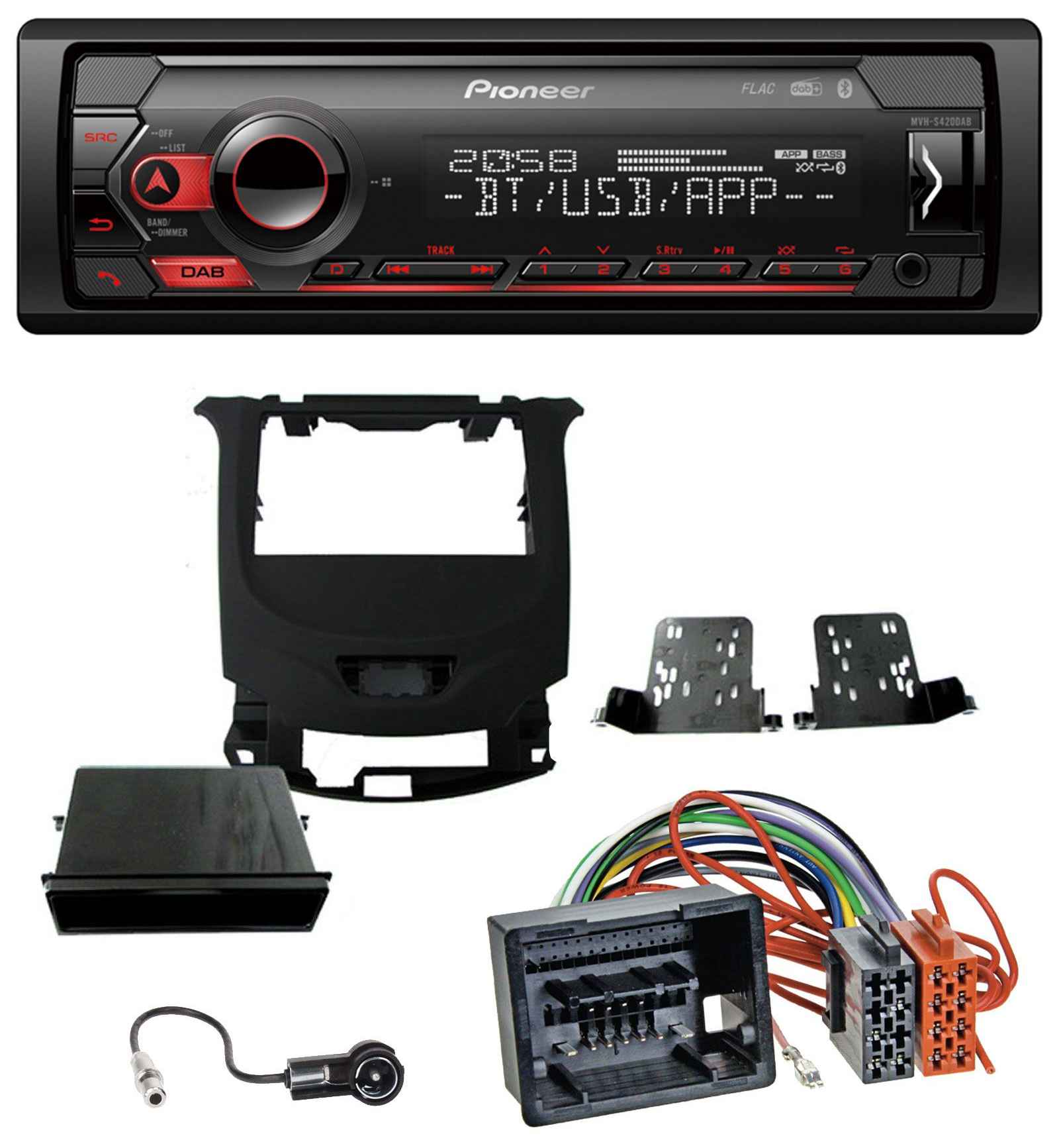 Pioneer MP3 USB DAB Bluetooth Car Radio for Chevrolet
